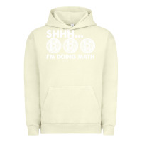 Pigment Pistachio shhh i'm doing math gym funny bodybuilding weightlifting humor quote Urban Hoodie - linhVisuals