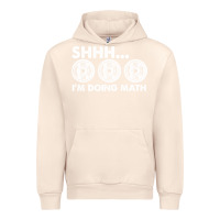 Sandshell shhh i'm doing math gym funny bodybuilding weightlifting humor quote Urban Hoodie - linhVisuals
