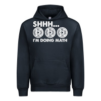 Navy shhh i'm doing math gym funny bodybuilding weightlifting humor quote Urban Hoodie - linhVisuals