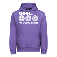 Tulip shhh i'm doing math gym funny bodybuilding weightlifting humor quote Urban Hoodie - linhVisuals