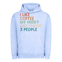 Pigment Grape Ice siberian husky dog i like coffee my husky and maybe 3 people vintage d Urban Hoodie - linhVisuals