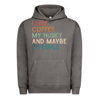 Pigment Tornado siberian husky dog i like coffee my husky and maybe 3 people vintage d Urban Hoodie - linhVisuals