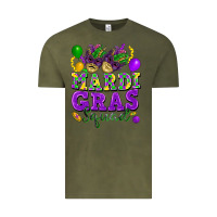 Vintage Olive Mardi Gras squad Vintage Tee - FaDigitalArtStudio