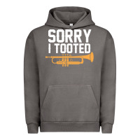 Pigment Tornado sorry i tooted funny trumpet player pun gift sarcastic humor quote Urban Hoodie - linhVisuals
