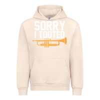 Sandshell sorry i tooted funny trumpet player pun gift sarcastic humor quote Urban Hoodie - linhVisuals