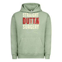 Pigment Oil Green straight outta surgery funny get well soon gifts post surgery supporti Urban Hoodie - linhVisuals