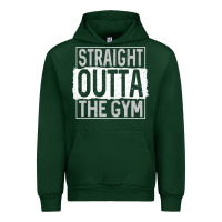 Forest Green straight outta the gym Urban Hoodie - linhVisuals