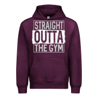 Mauve Wine straight outta the gym Urban Hoodie - linhVisuals
