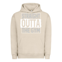 Pigment French Oak straight outta the gym Urban Hoodie - linhVisuals
