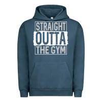 Pigment Midnight Navy straight outta the gym Urban Hoodie - linhVisuals