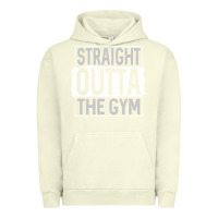 Pigment Pistachio straight outta the gym Urban Hoodie - linhVisuals