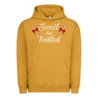 Pigment Peanut Butter sweet but twisted candy cane christmas humor funny and cute gifts for Urban Hoodie - linhVisuals