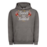 Sweet But Twisted Candy Cane Christmas Humor Funny And Cute Gifts For Urban Hoodie | Teevron