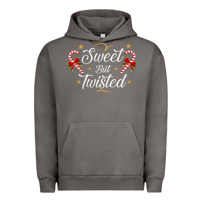 Sweet But Twisted Candy Cane Christmas Humor Funny And Cute Gifts For Urban Hoodie by linhVisuals | Teevron
