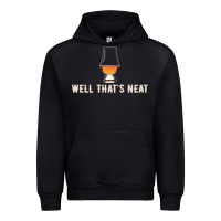 Black that's neat whiskey funny saying Urban Hoodie - linhVisuals