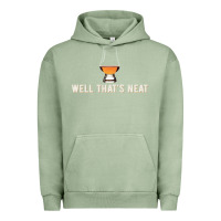 Pigment Oil Green that's neat whiskey funny saying Urban Hoodie - linhVisuals
