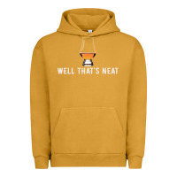 Pigment Peanut Butter that's neat whiskey funny saying Urban Hoodie - linhVisuals