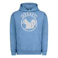 Pigment Pebble Blue Secret Squirrel Urban Hoodie - linhVisuals