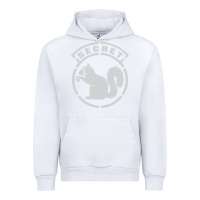 White Secret Squirrel Urban Hoodie - linhVisuals