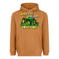 Meerkat just a boy who loves tractors Heavyweight Hoodie - JahusDesignShop