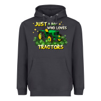 Smoke just a boy who loves tractors Heavyweight Hoodie - JahusDesignShop