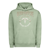 Pigment Oil Green ‘Qüëënsrÿche Live To ock Urban Hoodie - linhVisuals