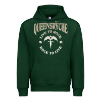 Forest Green ‘Qüëënsrÿche Live To ock Urban Hoodie - linhVisuals