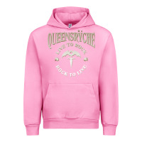 Fuchsia Pink ‘Qüëënsrÿche Live To ock Urban Hoodie - linhVisuals