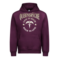 Mauve Wine ‘Qüëënsrÿche Live To ock Urban Hoodie - linhVisuals