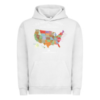 Pigment Lunar Rock us national parks map colorful with all 59 national parks Urban Hoodie - linhVisuals