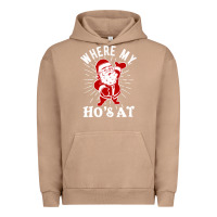 Pigment Burro where my ho's at funny santa christmas pun naughty xmas humor gift Urban Hoodie - linhVisuals