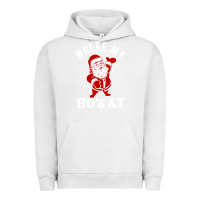 Pigment Lunar Rock where my ho's at funny santa christmas pun naughty xmas humor gift Urban Hoodie - linhVisuals