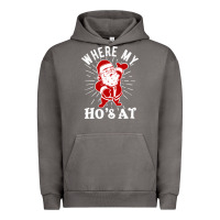 Pigment Tornado where my ho's at funny santa christmas pun naughty xmas humor gift Urban Hoodie - linhVisuals