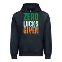 Navy zero lucks given funny st patricks day joke quote lucky shamrock irela Urban Hoodie - linhVisuals