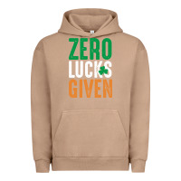 Pigment Burro zero lucks given funny st patricks day joke quote lucky shamrock irela Urban Hoodie - linhVisuals