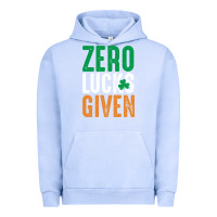 Pigment Grape Ice zero lucks given funny st patricks day joke quote lucky shamrock irela Urban Hoodie - linhVisuals