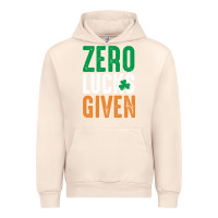 Sandshell zero lucks given funny st patricks day joke quote lucky shamrock irela Urban Hoodie - linhVisuals