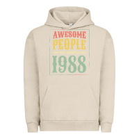 Pigment French Oak vintage 1988 awesome people are born in 1988 31st birthday gift for me Urban Hoodie - linhVisuals
