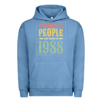Pigment Pebble Blue vintage 1988 awesome people are born in 1988 31st birthday gift for me Urban Hoodie - linhVisuals