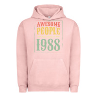 Pigment Salmon vintage 1988 awesome people are born in 1988 31st birthday gift for me Urban Hoodie - linhVisuals