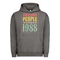Pigment Tornado vintage 1988 awesome people are born in 1988 31st birthday gift for me Urban Hoodie - linhVisuals