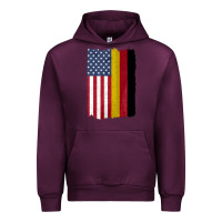 Mauve Wine united states with germany flag mix us and german country flags Urban Hoodie - linhVisuals