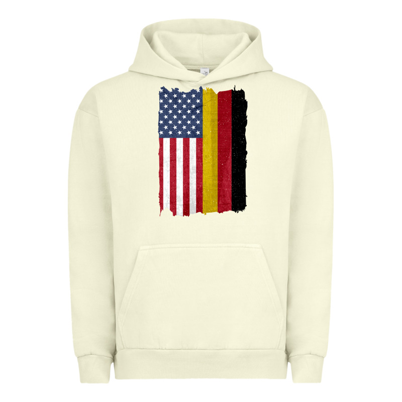 United States With Germany Flag Mix Us And German Country Flags Urban Hoodie by linhVisuals | Teevron