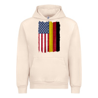 Sandshell united states with germany flag mix us and german country flags Urban Hoodie - linhVisuals