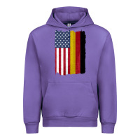 Tulip united states with germany flag mix us and german country flags Urban Hoodie - linhVisuals