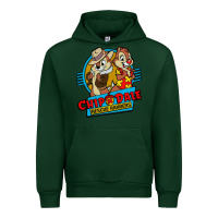 Forest Green chip and dale anime character Urban Hoodie - linhVisuals