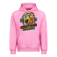 Fuchsia Pink chip and dale anime character Urban Hoodie - linhVisuals