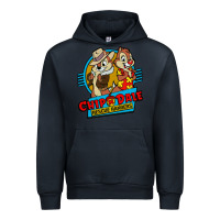 Navy chip and dale anime character Urban Hoodie - linhVisuals