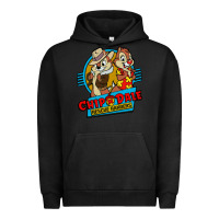 Pigment Black chip and dale anime character Urban Hoodie - linhVisuals