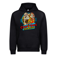 Black chip and dale anime character Urban Hoodie - linhVisuals